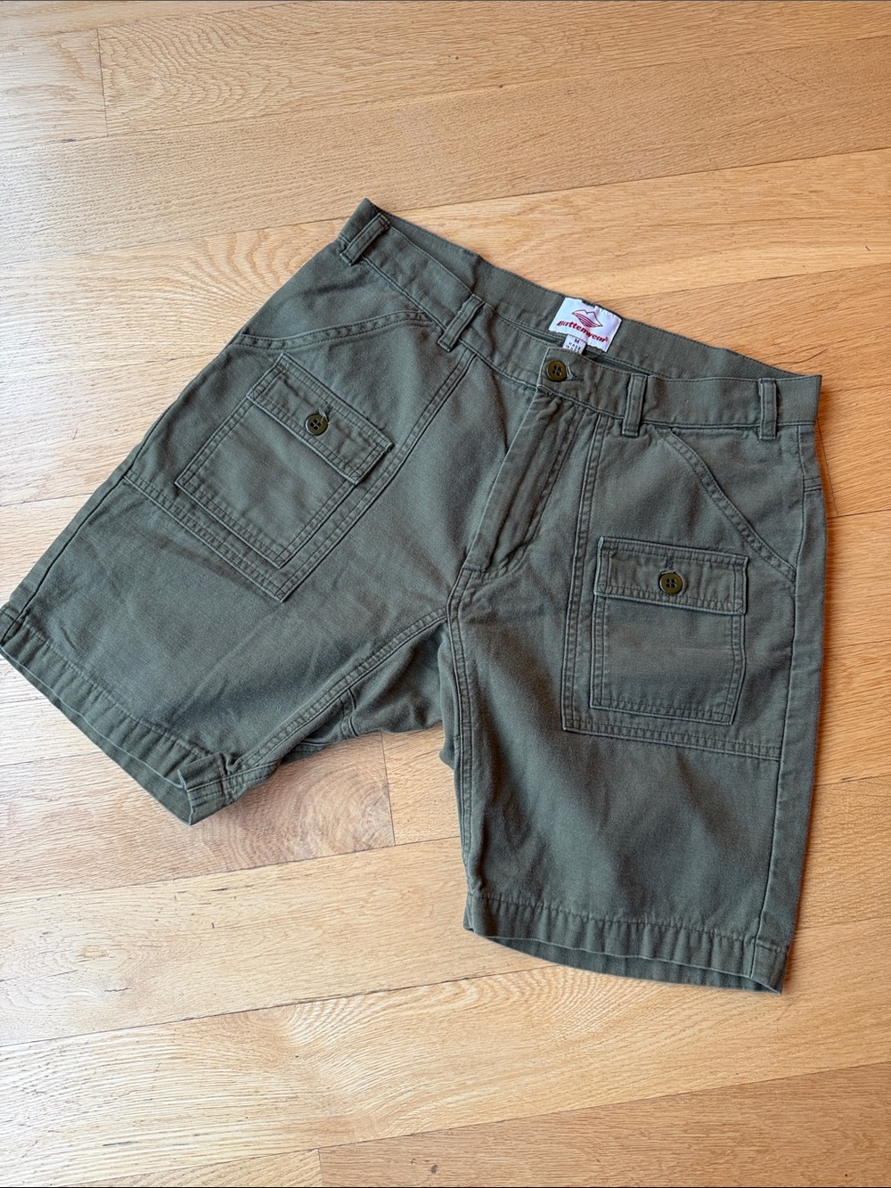 Battenwear Canvas Shorts Army Green